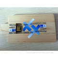 Wood Card Pen Drive, New UV Design USB Drive, Custom Eco Wood USB Flash Drive